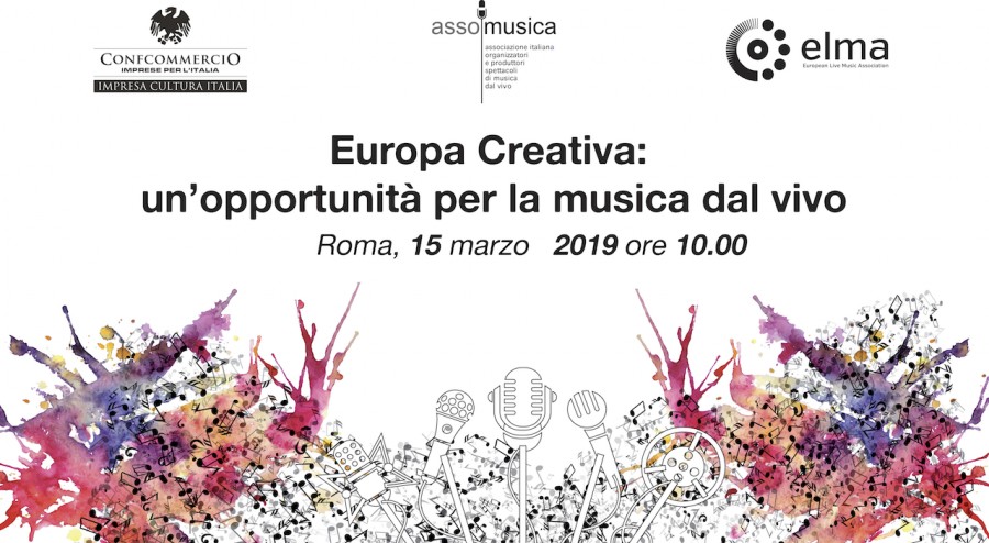 STREAMING - Conference "Creative Europe: an opportunity for live music" - Rome, 15 March 2019