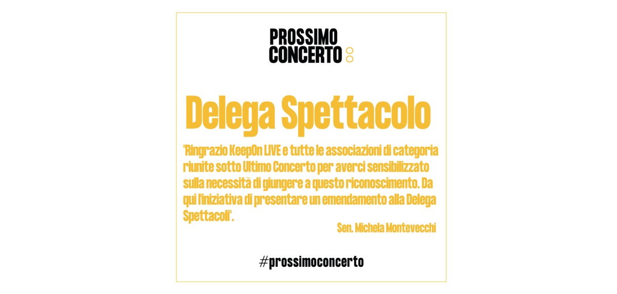 Delega spettacolo: proposto in Senato un nuovo emendamento sul riconoscimento giuridico dei live club