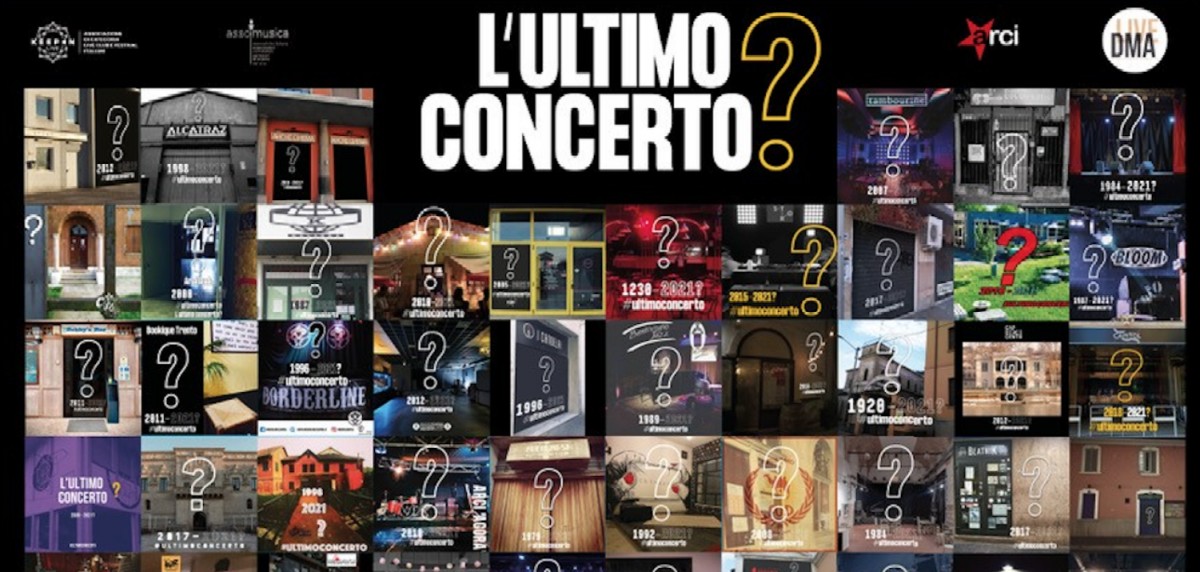 L'ULTIMO CONCERTO? Sabato 27 febbraio, ore 21 Un'incredibile line up, oltre 130 live club