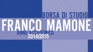 Borsa di Studio "Franco Mamone" AA 2014/2015